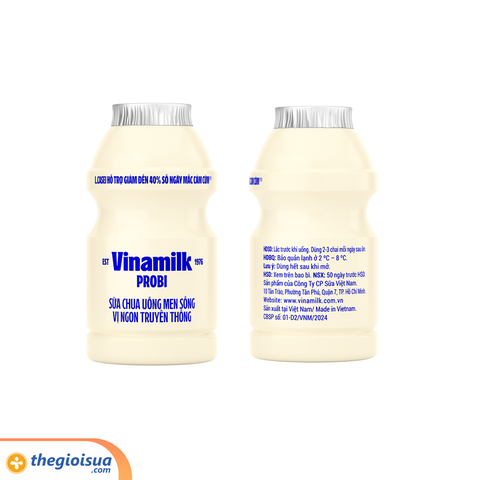 Sữa chua uống men sống Vinamilk Probi 65ml