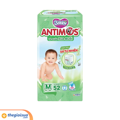 Tã Bobby quần Antimos xua muỗi M52