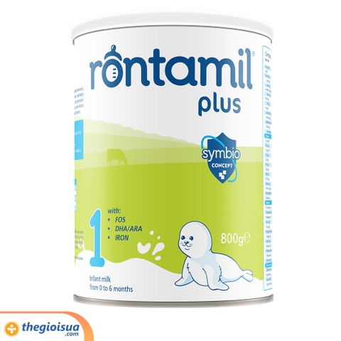 Rontamil Plus 1 800g cho bé 0-6 tháng