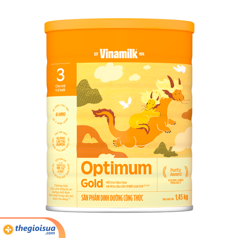 Sữa bột Optimum Gold 3 1450g mẫu mới