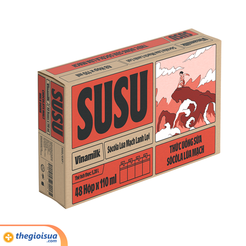 Sữa Socola Lúa mạch Vinamilk Susu 110ml