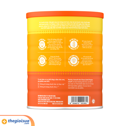 Sữa Bột Dielac  Gold 4 HT 1400g mẫu mới