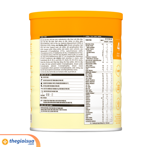 Sữa bột Optimum Gold 4 1450g mẫu mới