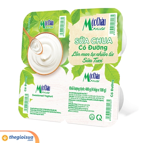 Sữa chua Mộc Châu có đường 100g