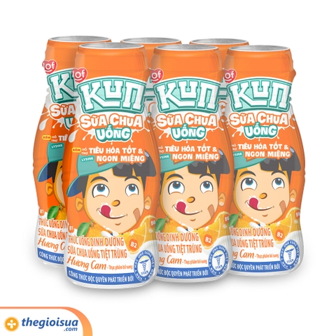 Sữa Chua Uống Kun 85ml Cam