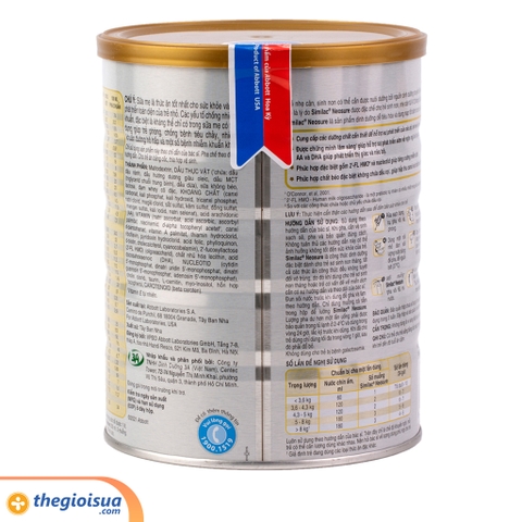 Sữa bột Similac Neosure IQ 850g từ sơ sinh sinh non