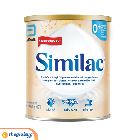 Sữa bột Similac (Gangliosides) 0+ 380g 0 -12 tháng