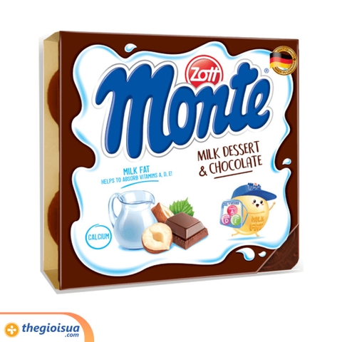 Váng sữa Zott Monte hương Socola