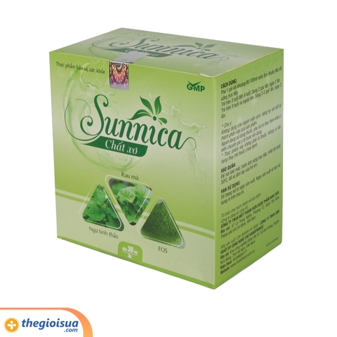 Thực phẩm bảo vệ sức khoẻ SUNNICA Chất xơ (Hộp 30 gói x 3g)