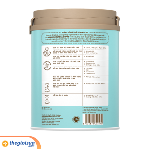 Sữa bột Vinamilk Sure CanxiPro HT 900g