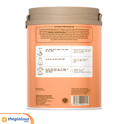 Sữa bột Vinamilk Sure Diacerna HT 900g