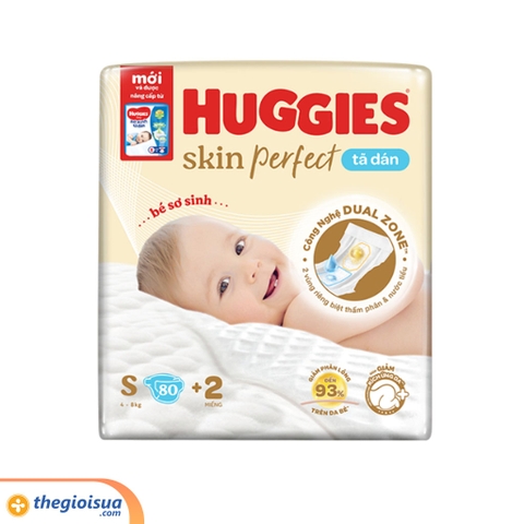 Tã dán Huggies Skin Perfect S80