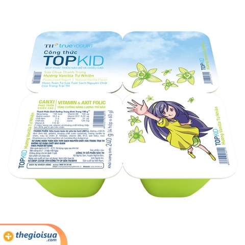 Sữa chua TH Topkid Vani 60g