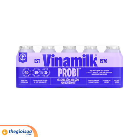 Sữa chua uống men sống Vinamilk Probi Việt Quất 65ml