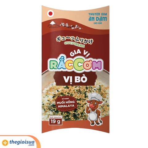 Gia vị rắc cơm Thuyền Xưa - Vị Bò 19gr