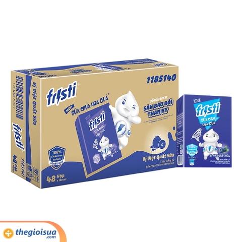 Sữa chua uống lên men tự nhiên việt quất Fristi 100ml