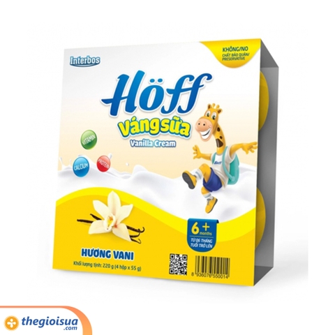 Váng Sữa Hoff Vanilla 55g