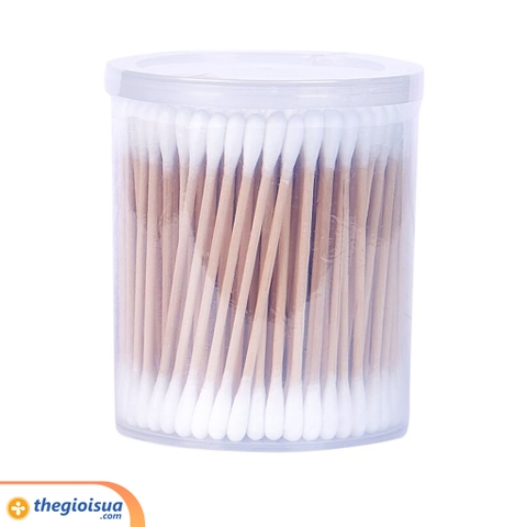 Bông tai Hana trẻ em lõi nhựa hộp tròn nắp xoay 200 cái