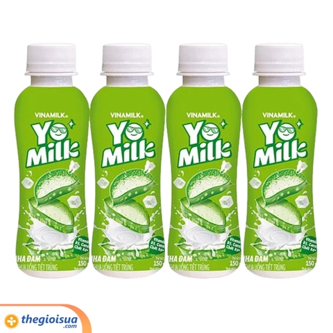 Sữa chua uống Vinamilk Yomilk Nha đam chai 150ml