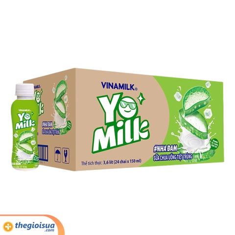 Sữa chua uống Vinamilk Yomilk Nha đam chai 150ml