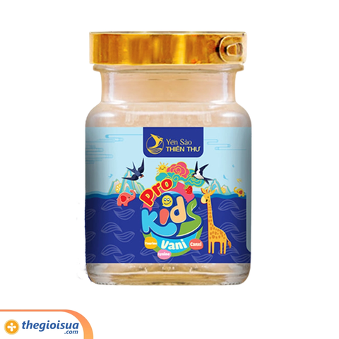 Yến sào Thiên Thư - Pro Kids hương Vani - Yến tươi 1.5g 6x70ml