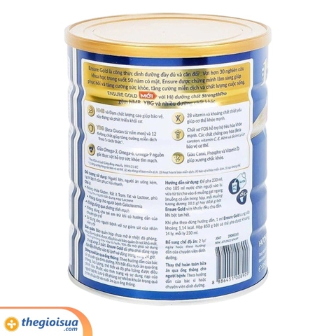 Abbott Ensure Gold 800g (Beta Glucan)