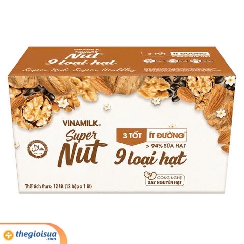 Sữa hạt 9 loại hạt Vinamilk hộp 1L