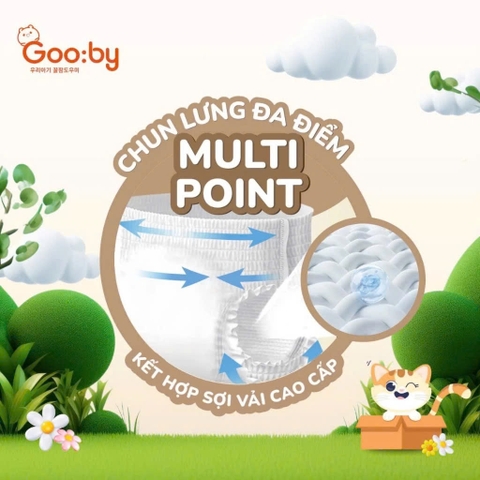 Tã quần Goo:by Extra size M 54 miếng (cho bé 6 - 11kg)