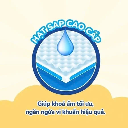 Tã dán Goo:by Extra size NB 68 miếng (dưới 5kg)