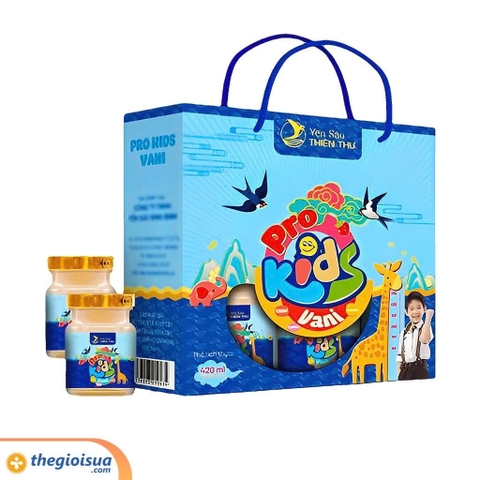 Yến sào Thiên Thư - Pro Kids hương Vani - Yến tươi 1.5g 6x70ml