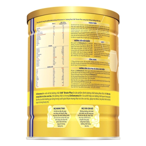 Sữa bột Enfamama A+ Chocolate Brain Plus 830g