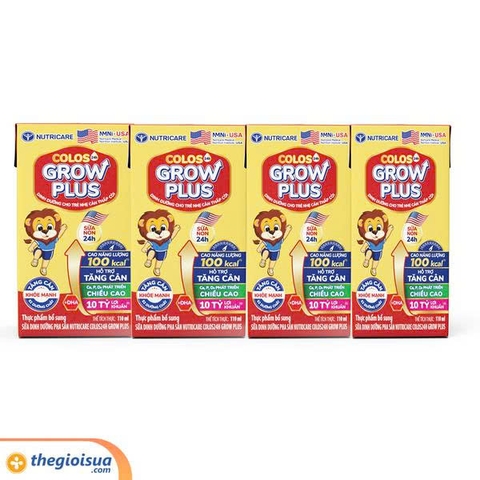 Sữa nước Nutricare colos 24H grow plus 110ml Từ 1 tuổi