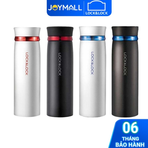 Bình Giữ Nhiệt Lock&Lock Feather Light LHC4131 (450ml) - Hàng Chính Hãng, Bằng Thép Không Gỉ, Có Lưới Lọc Trà - JoyMall