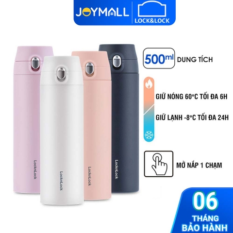 Bình giữ nhiệt LocknLock 500ml Featherlight Tumbler LHC3257 - Hàng chính hãng - JoyMall