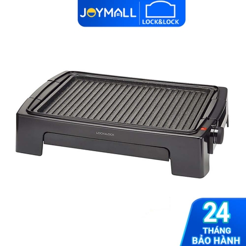 Bếp nướng điện Lock&Lock EJG221 1300W - Hàng chính hãng, mặt bếp đá chống dính, 5 mức nhiệt tùy chỉnh - JoyMall