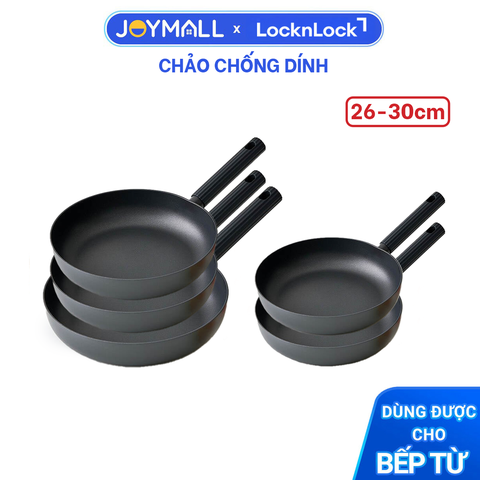 Chảo sâu lòng chống dính Hard & Light Pro LocknLock sử dụng mọi loại bếp