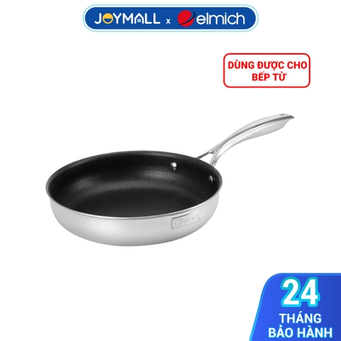 Chảo Inox chống dính dập nguyên khối Elmich EL-2430OL
