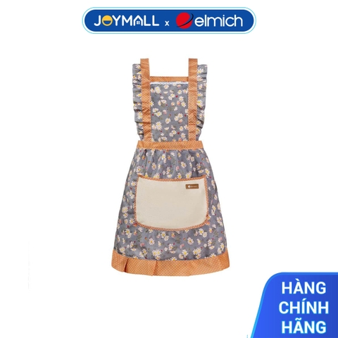 Tạp dề hoa Elmich EL0275, Hàng chính hãng, họa tiết hoa viền ren, vải dày dặn, chống bám bẩn, hạn chế xù lông-JoyMall
