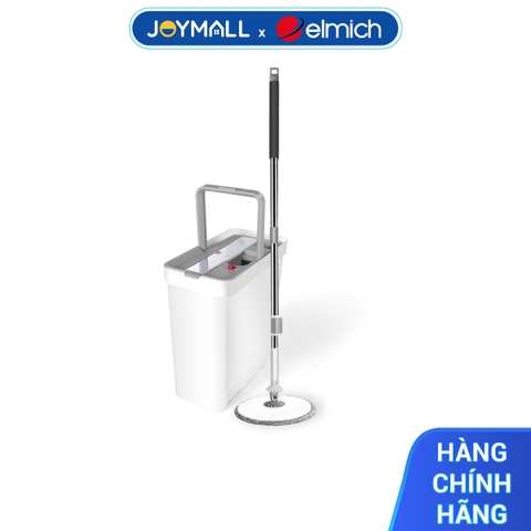 Bộ lau nhà tự vắt thông minh Elmich EL8428, Hàng chính hãng, bàn xoay 360 độ, dung tích bình chứa 10L - JoyMall