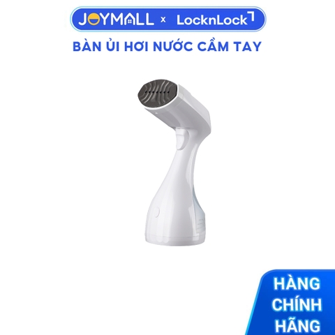 Bàn ủi hơi nước cầm tay LocknLock Portable Handy Steamer ENI222WHT, Hàng chính hãng, mặt là phủ sứ - JoyMall
