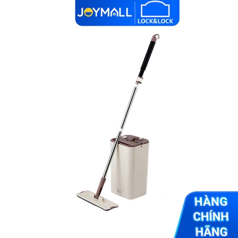 Bộ cây lau nhà xoay tay Lock&Lock Squeeze Flat Mop ETM471 - Hàng chính hãng, chất liệu Inox, nhựa PP, ABS - JoyMall