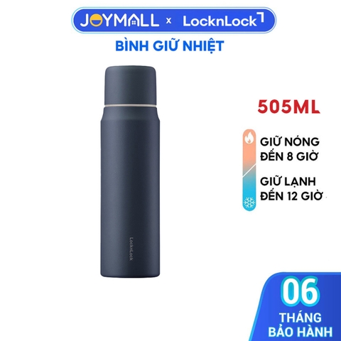 Bình giữ nhiệt LocknLock 505ml Maman Cup Vacuum Bottle LHC1487 - Hàng chính hãng, nắp dùng làm cốc nước uống - JoyMall