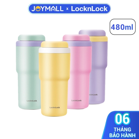 Bình giữ nhiệt Lock&Lock 480ml Daily Macaron Tumbler LHC3292 - Hàng chính hãng thép không gỉ 316L - JoyMall