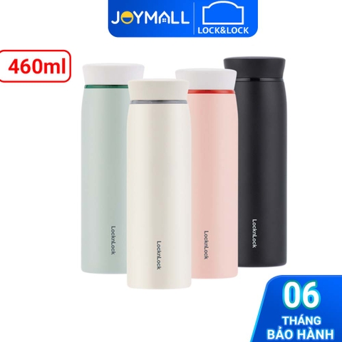 Bình Giữ Nhiệt Lock&Lock Feather Light Ring LHC4244 460ml - Hàng Chính Hãng, Có Khay Lưới Lọc Trà - JoyMall