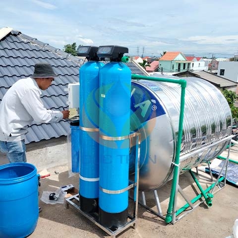 LẮP BỘ LỌC SINH HOẠT AUTOVAL KẾT HỢP MÀNG SIÊU LỌC UF TẠI HỘI AN