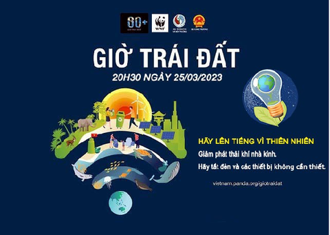Hưởng ứng giờ Trái Đất 2023