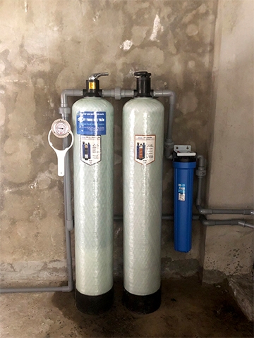 Combo bộ lọc nước sinh hoạt và máy lọc nước RO cho khách tại Phan Triêm, Đà Nẵng