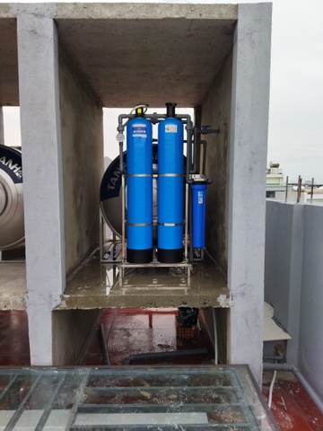 Lắp hệ thống lọc sinh hoạt, máy lọc nước RO ở đường Trung Lương 12