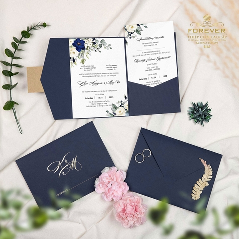 Thiệp cưới 1844 folder