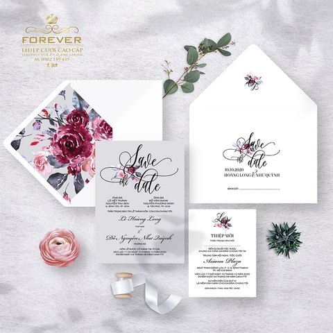 Thiệp cưới Forever